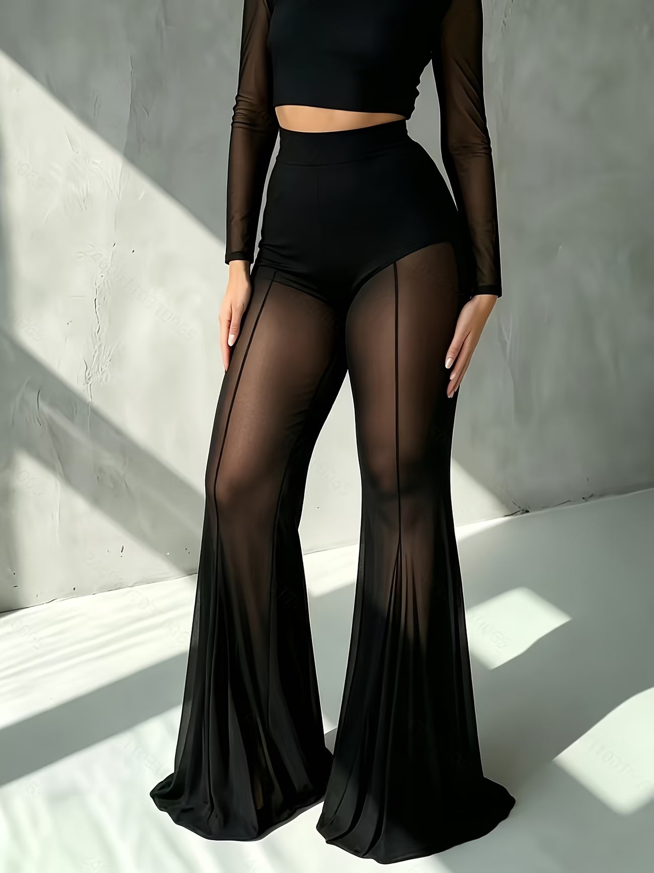 Pantalon Ample Élastique Mode Vacances