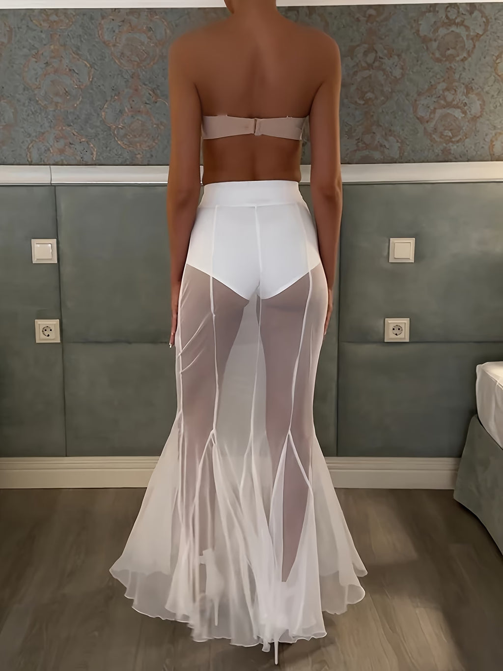 Pantalon Ample Élastique Mode Vacances