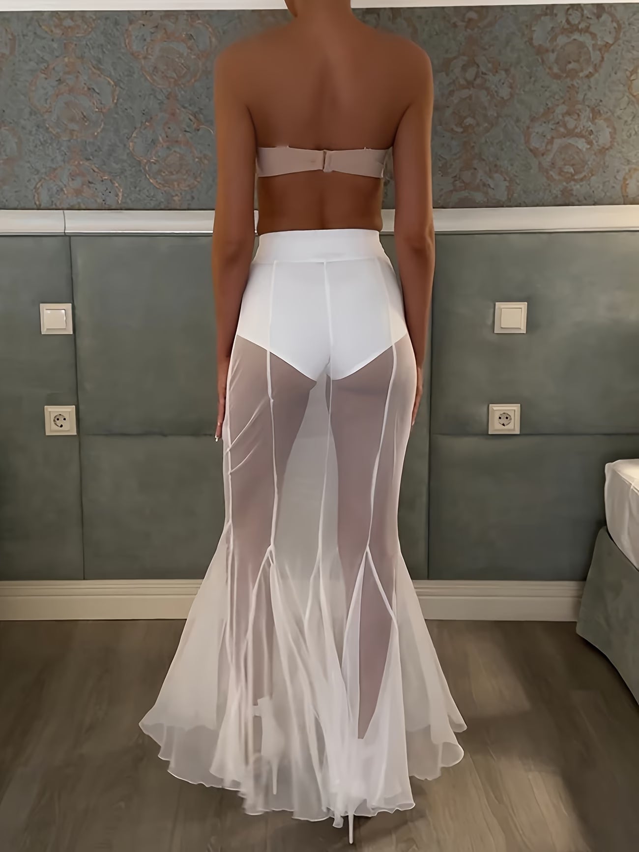Pantalon Ample Élastique Mode Vacances
