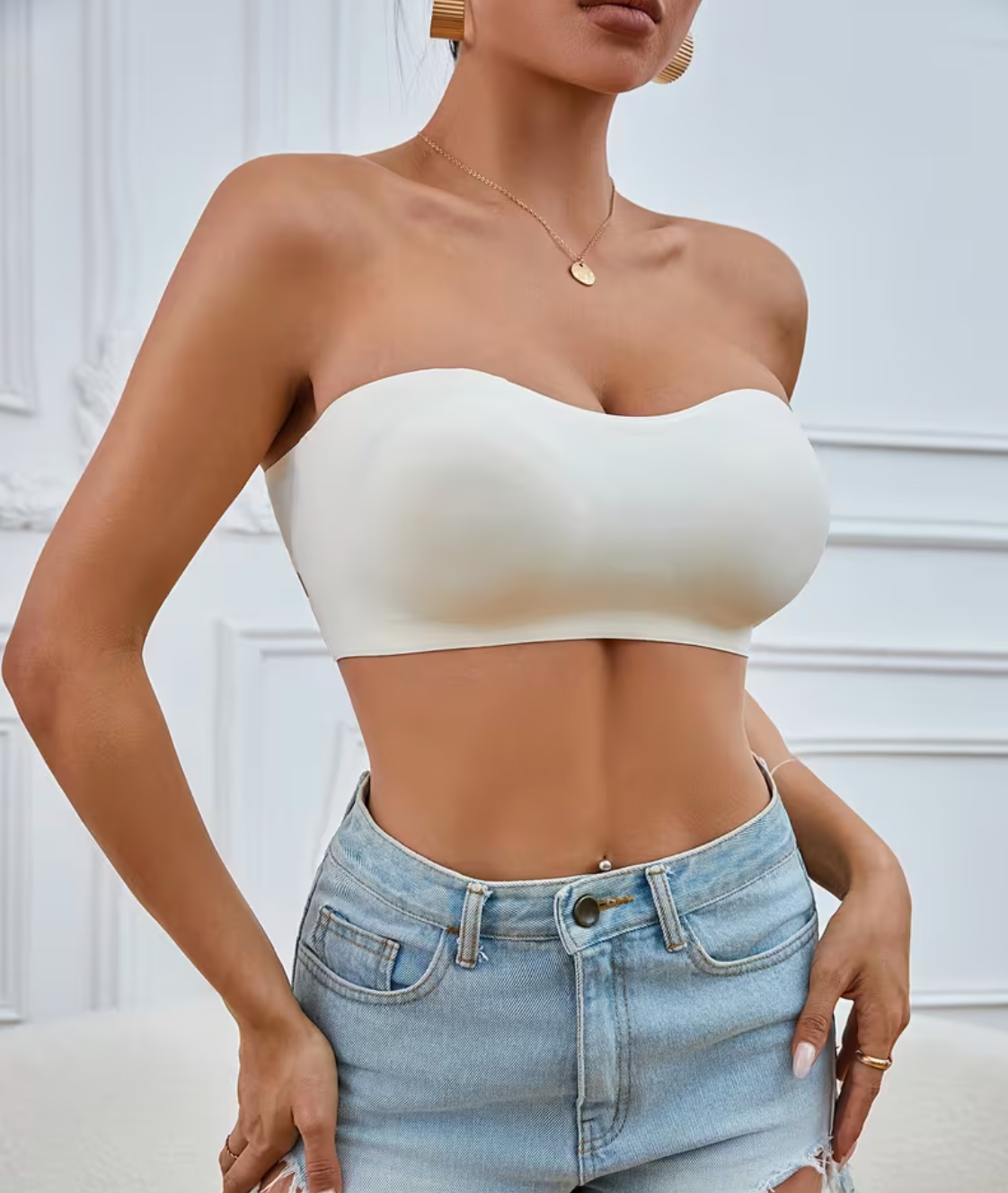 Bandeau Sans Bretelles avec Attache Latérale, Lot de 3