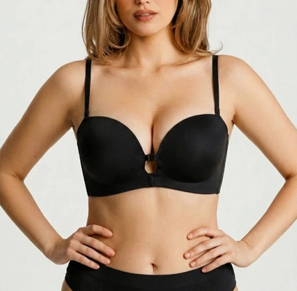 Soutien-gorge Push-Up Sans Bretelles à Fermeture Avant