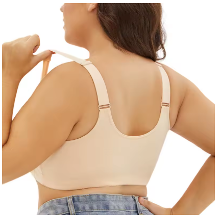 Soutien-gorge Grande Taille Push-Up Fermeture Avant en Dentelle