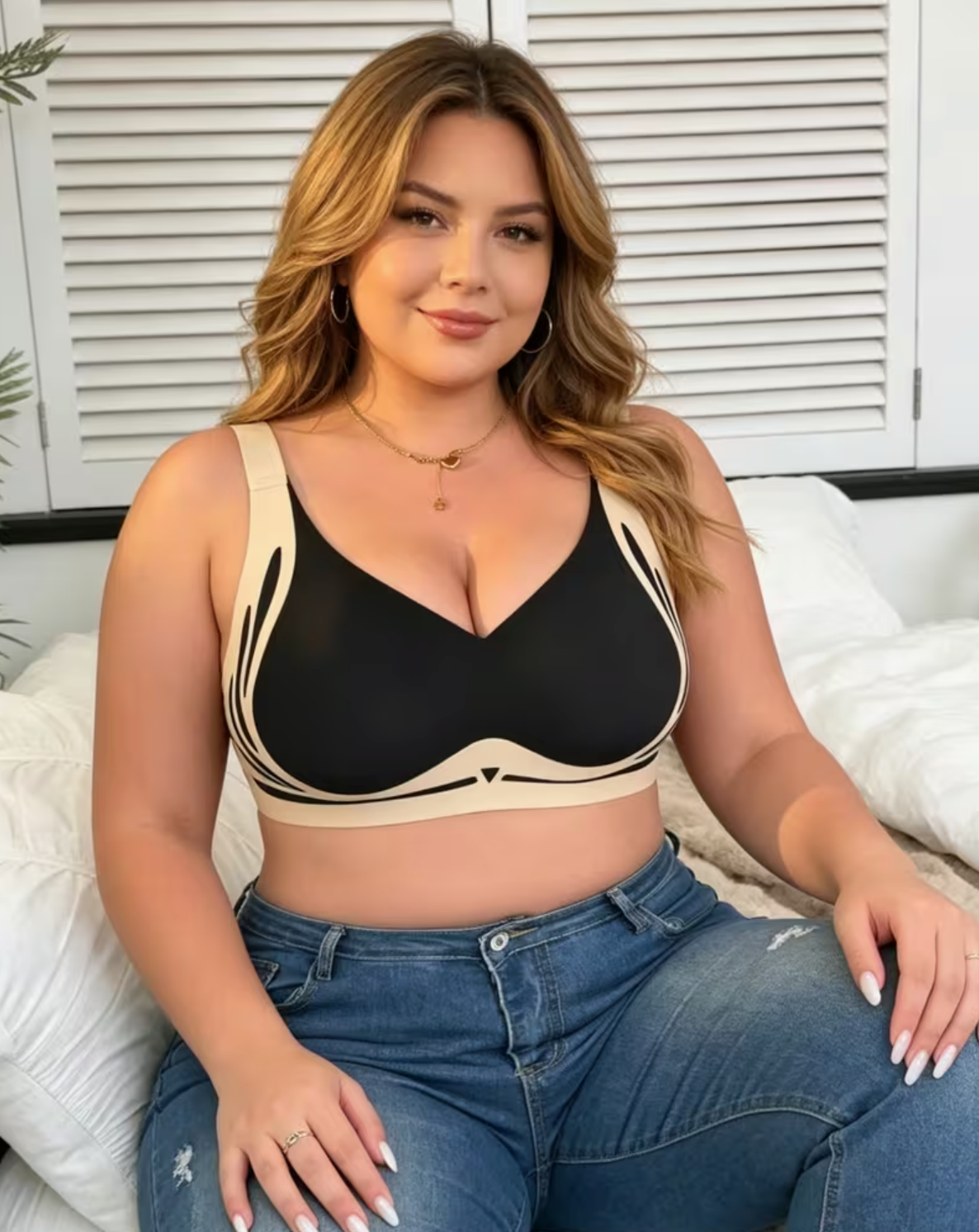 Soutien-gorge Push-Up Sans Fil Couverture Intégrale Anti-Affaissement - Lot de 3