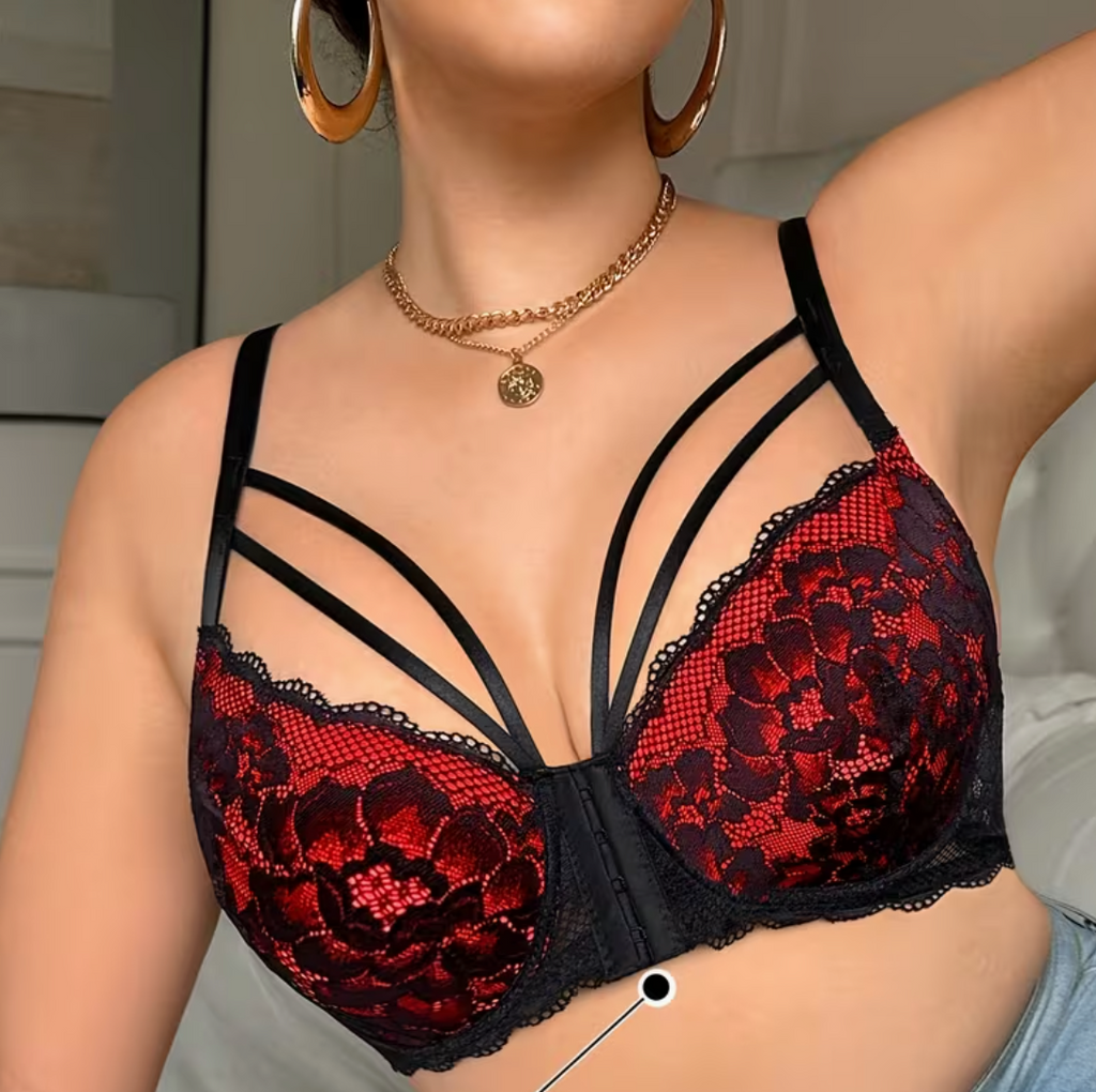 Soutien-gorge Push-Up Grande Taille Sans Couture Fermeture Avant