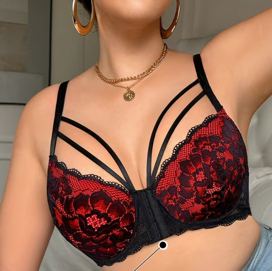 Soutien-gorge Push-Up Grande Taille Sans Couture Fermeture Avant