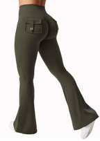 Legging Taille Haute Effet V au Dos Push-Up