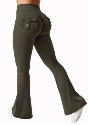Legging Taille Haute Effet V au Dos Push-Up