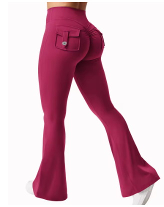 Legging Taille Haute Effet V au Dos Push-Up