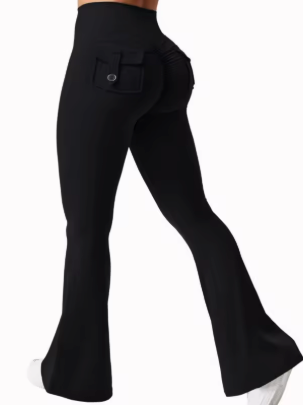 Legging Taille Haute Effet V au Dos Push-Up