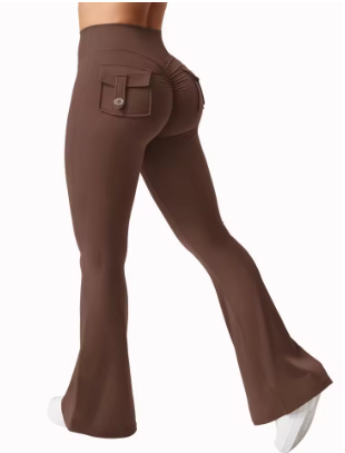 Legging Taille Haute Effet V au Dos Push-Up