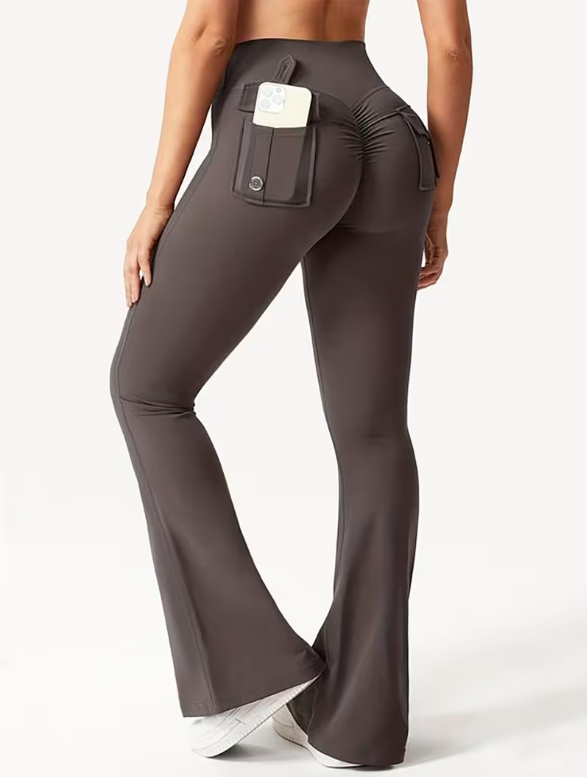 Legging Taille Haute Effet V au Dos Push-Up