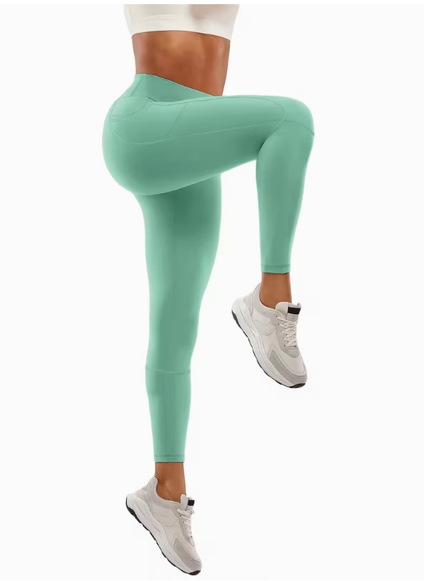 Legging Taille Haute avec Poches Push-Up