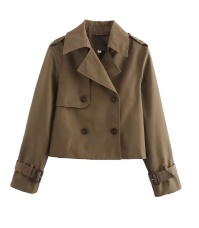 Trench Court Croisé Streetwear