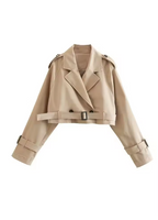 Trench Court Croisé Streetwear Vintage