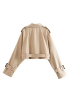 Trench Court Croisé Streetwear Vintage