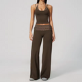 Ensemble Yoga Haut Halter et Pantalon Large