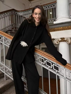 Ensemble Cardigan Tricot et Pantalon Ample Hiver