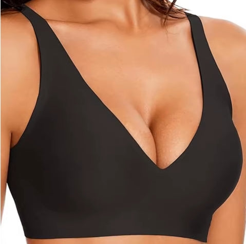 Soutien-gorge Push-Up Silicone Décolleté V Profond