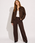 Veste Automne Grande Poche Élégante
