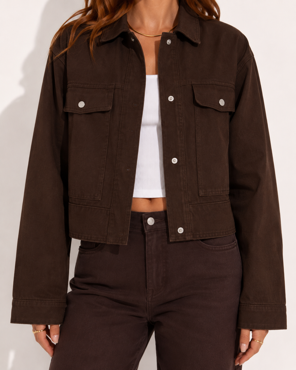 Veste Automne Grande Poche Élégante