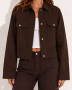 Veste Automne Grande Poche Élégante