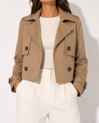 Trench Court Croisé Streetwear