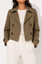 Trench Court Croisé Streetwear