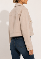 Veste Zippée Hiver Poche Élégante