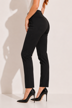 Pantalon Bureau Bouton Élastique Séchage Rapide