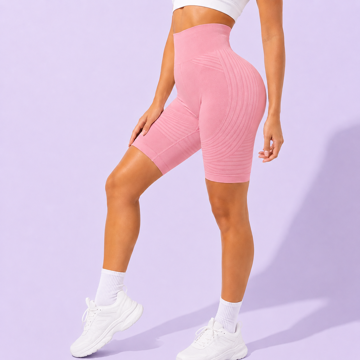 Short Anti-Cellulite 3D Taille Haute - Lot de 3