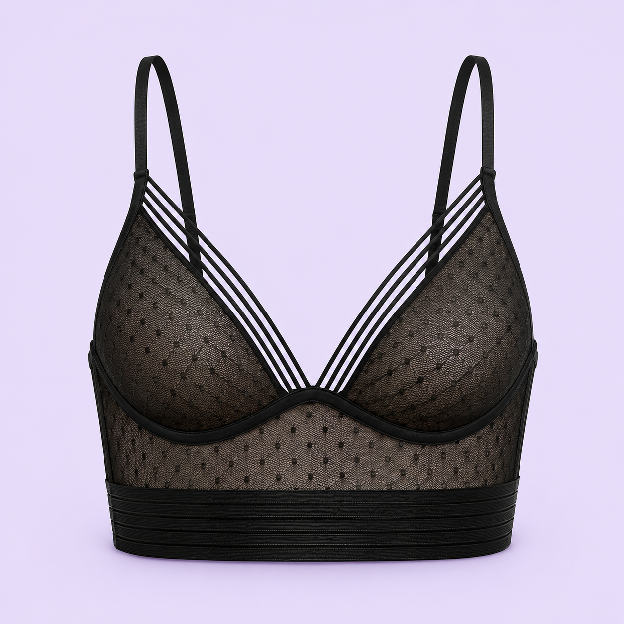 Soutien-gorge Dos Nu en Dentelle Ultra-Fin Sans Armatures - Lot de 3