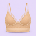 Soutien-gorge Dos Nu en Dentelle Ultra-Fin Sans Armatures - Lot de 3