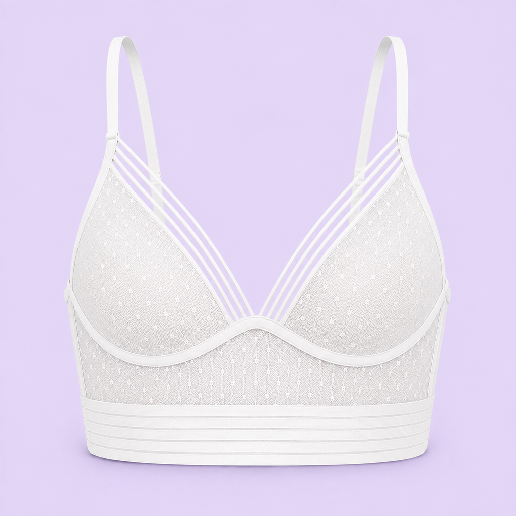 Soutien-gorge Dos Nu en Dentelle Ultra-Fin Sans Armatures - Lot de 3