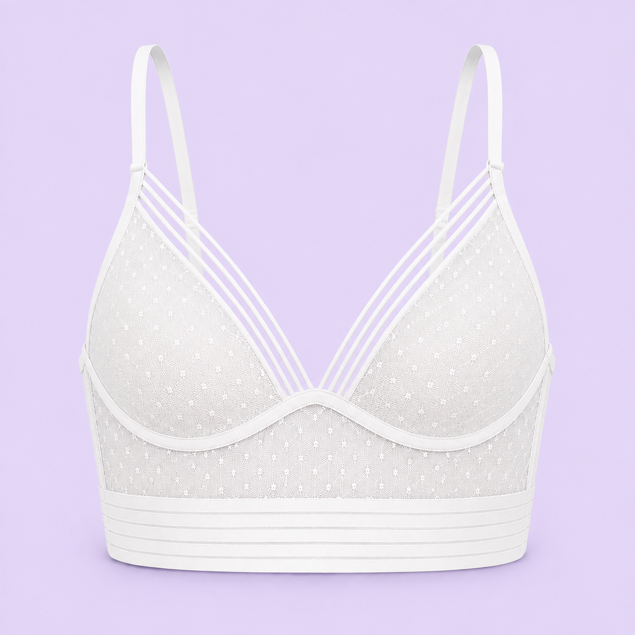 Soutien-gorge Dos Nu en Dentelle Ultra-Fin Sans Armatures - Lot de 3