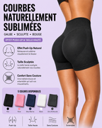 Short Sans Couture Push-Up Fessier Yoga