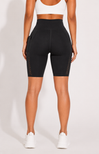 Short de Sport Taille Haute Poches Latérales Yoga