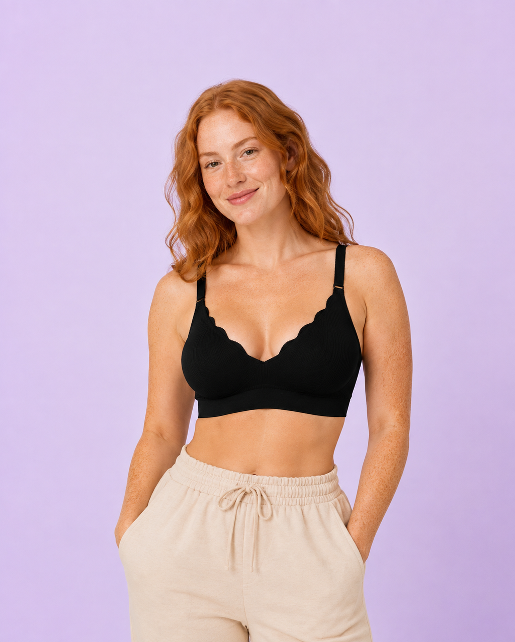 Soutien-gorge d'Allaitement Sans Armatures Col V - Lot de 3