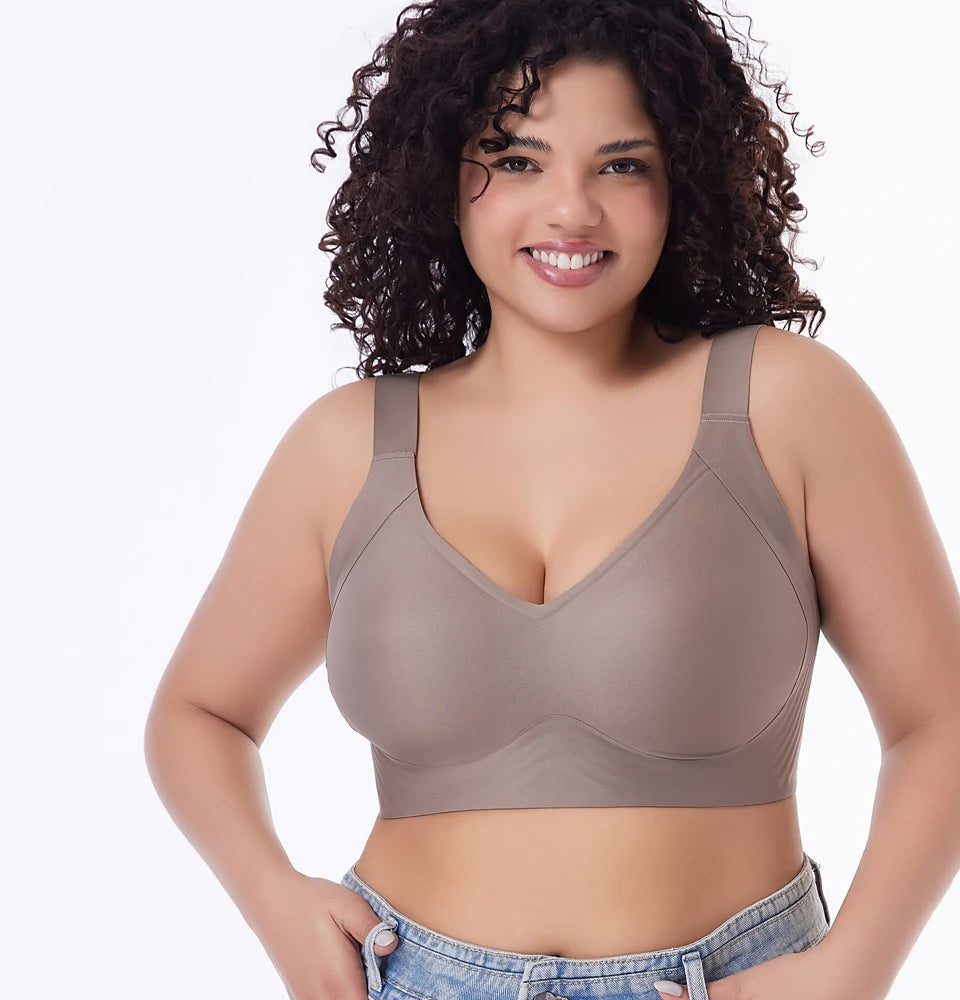 Soutien-gorge Push-Up Sans Couture Grande Taille