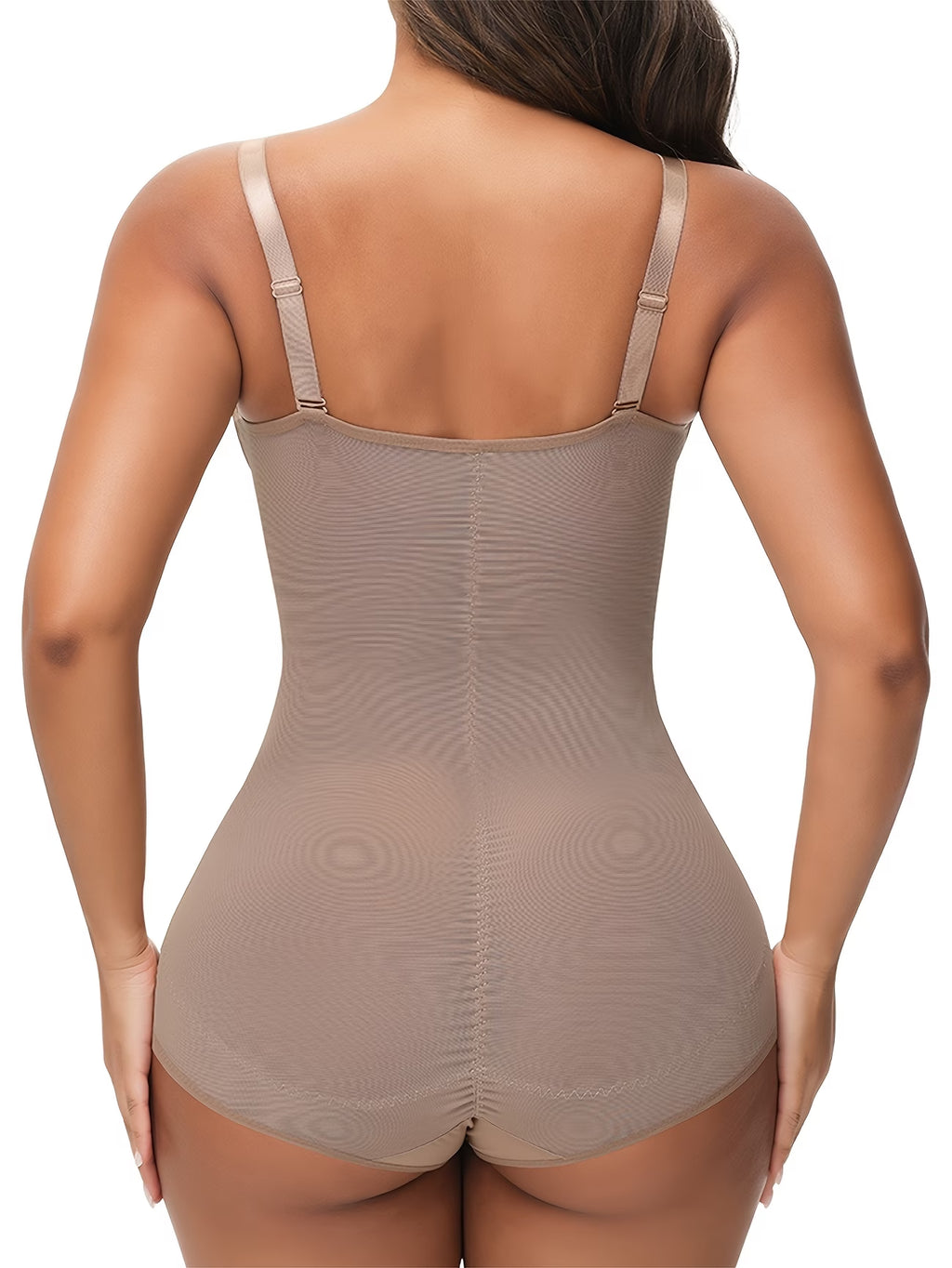 Body Gainant en Dentelle Florale Col en V