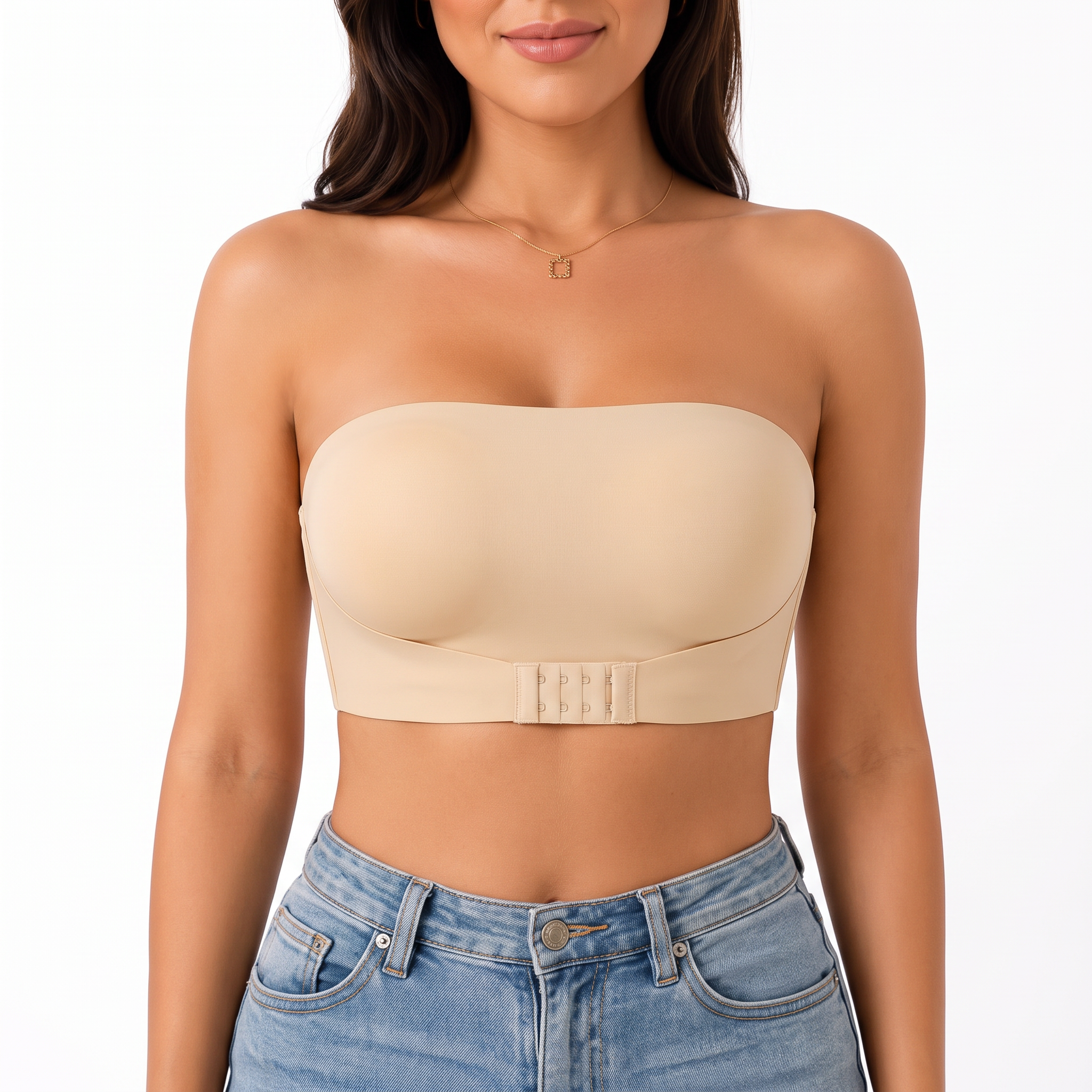 Soutien-gorge Sans Bretelles Invisible à Fermeture Avant